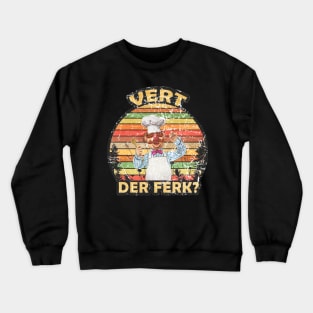 vert der ferk//Retro Vintage Crewneck Sweatshirt